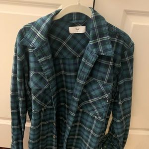 Aritzia TNA Flannel Top - Size S